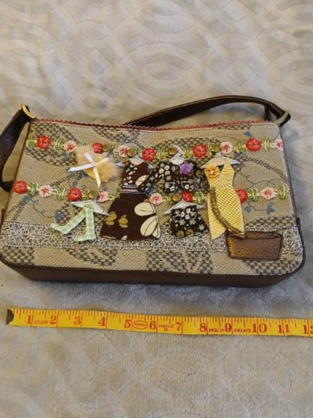 SPENCER & RUTHERFORD (Australia) Designer Handbag – Washing Line Scene